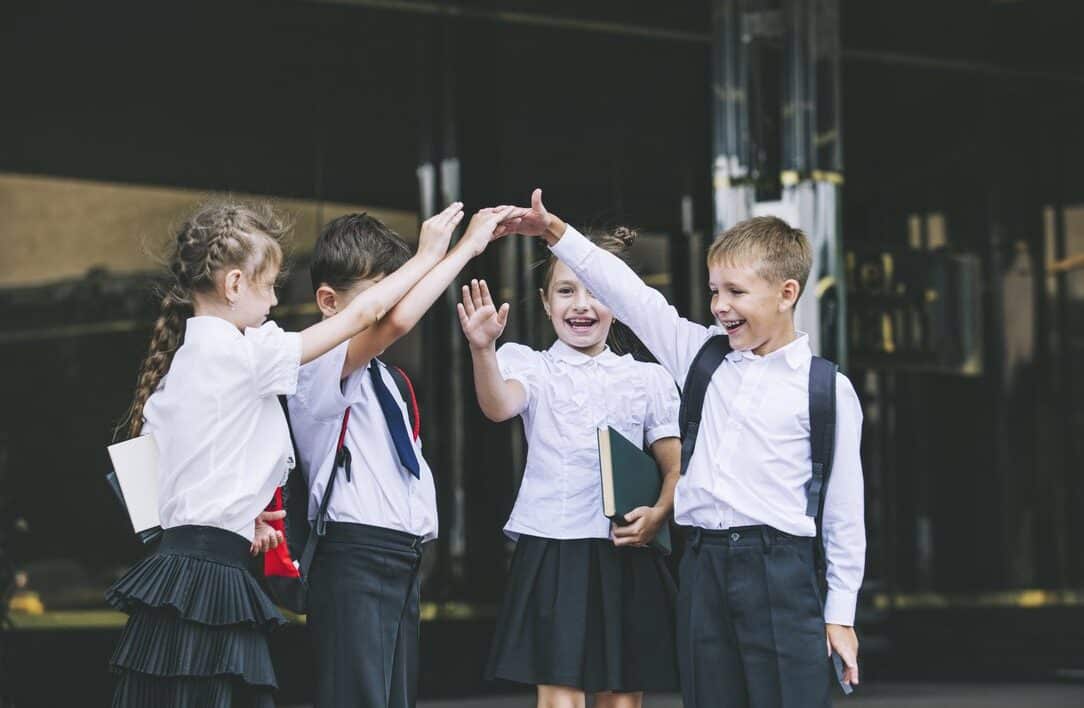 Kids in school