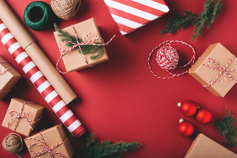 christmas wrapping paper
