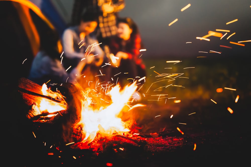 a bonfire