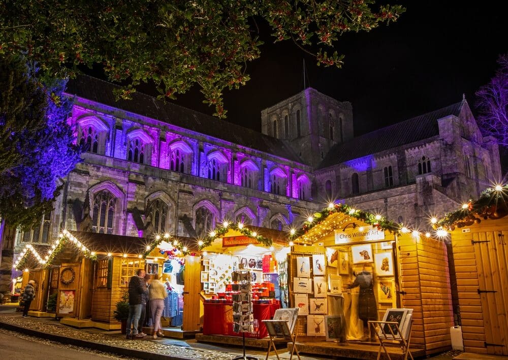 Winchester Christmas Market in the UK