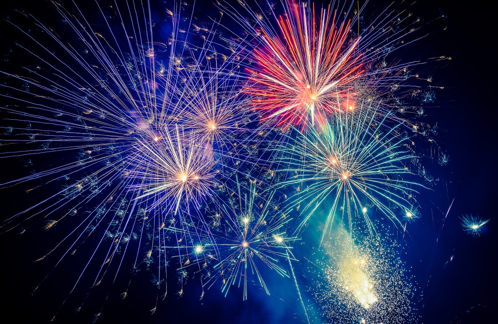 fireworks display