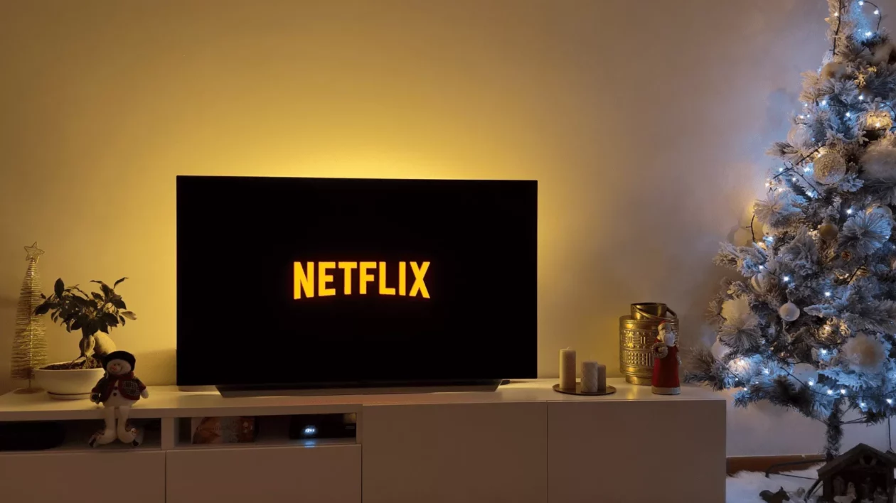 netflix on the TV buy a christmas tree