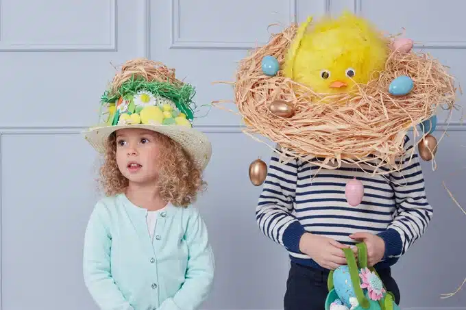 birds nest easter bonnet