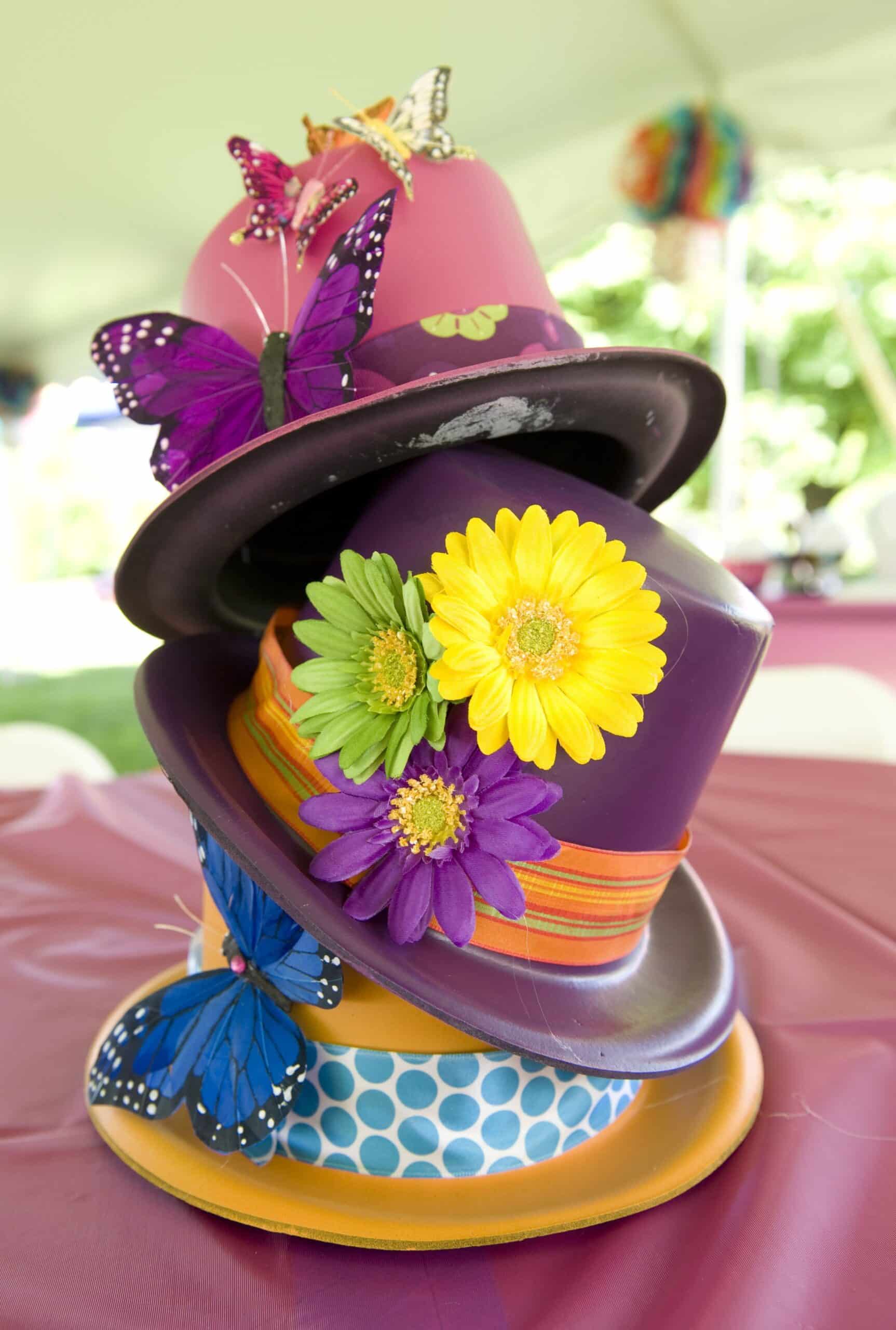 mat hatter stacked easter bonnet