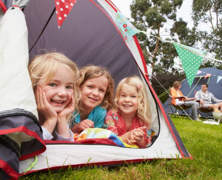 Kids In Tent