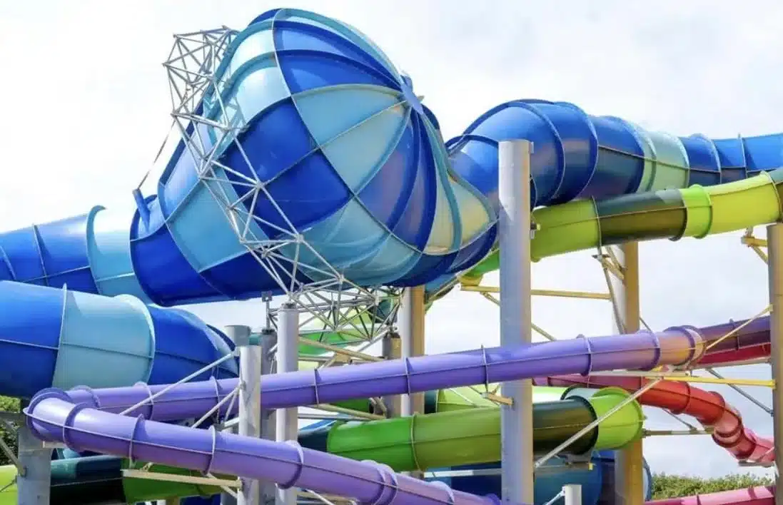 outdoor water slides