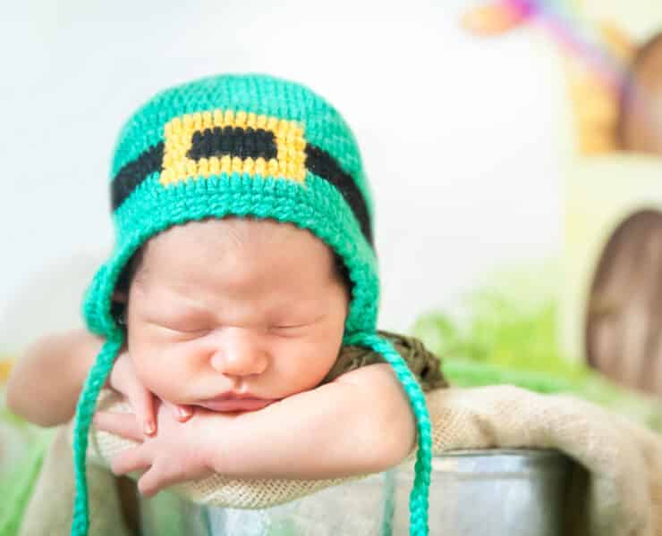 Irish newborn baby