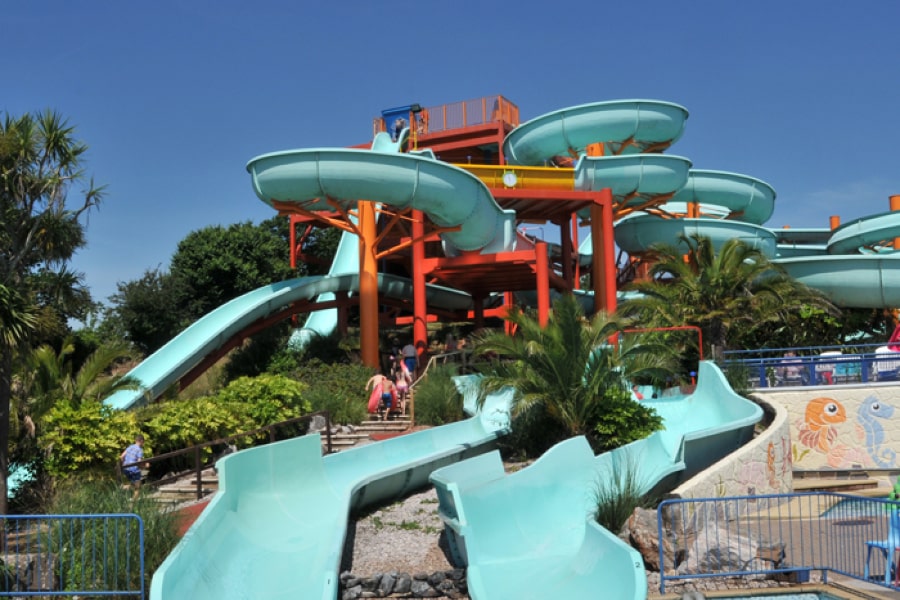 outdoor water slides