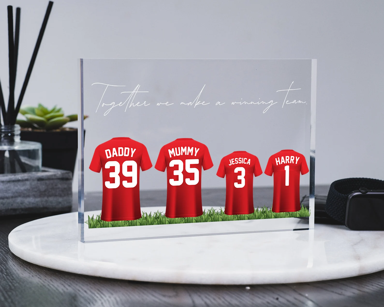 football shirt plaque