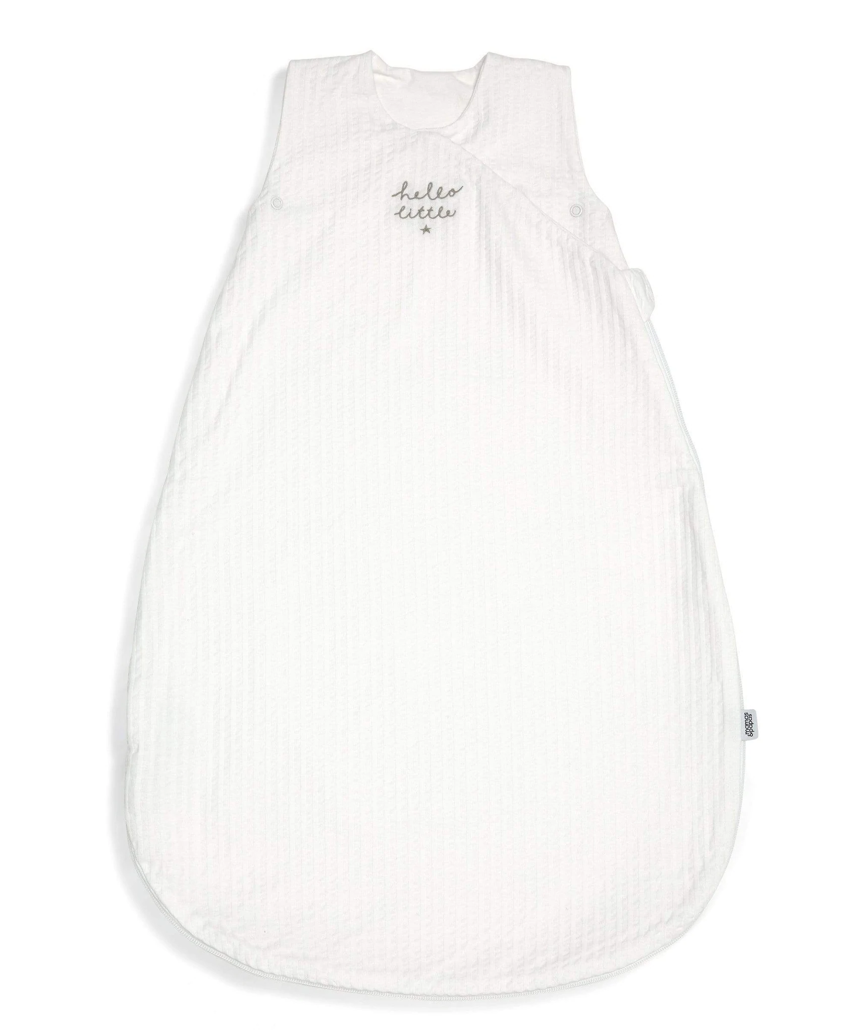 mamas and papas white baby sleeping bag