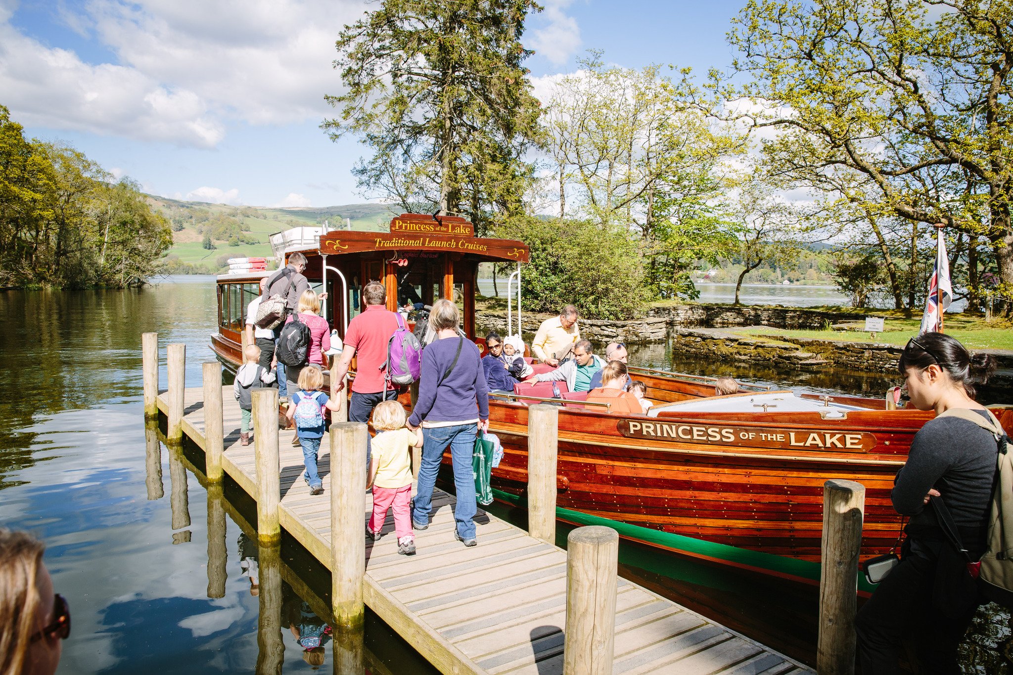 boat ride at wray castle