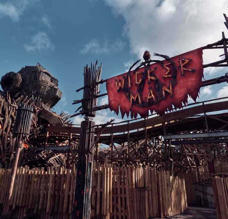 Wicker man ride at alton towers