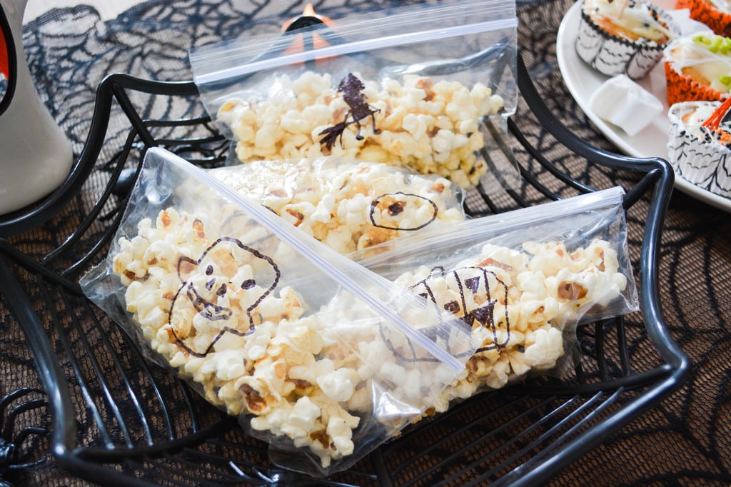 movie night popcorn bags