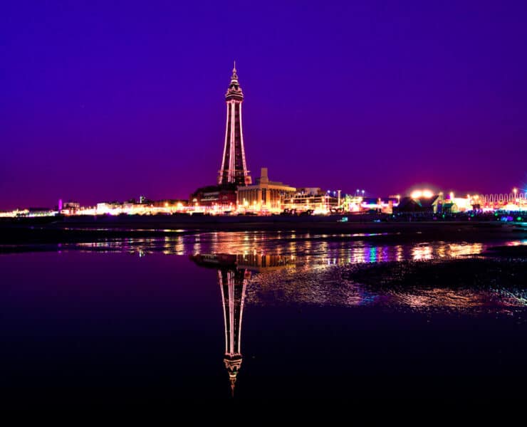 blackpool at night