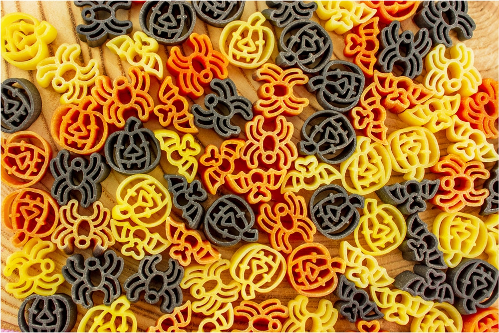 spooky pasta shapes for halloween