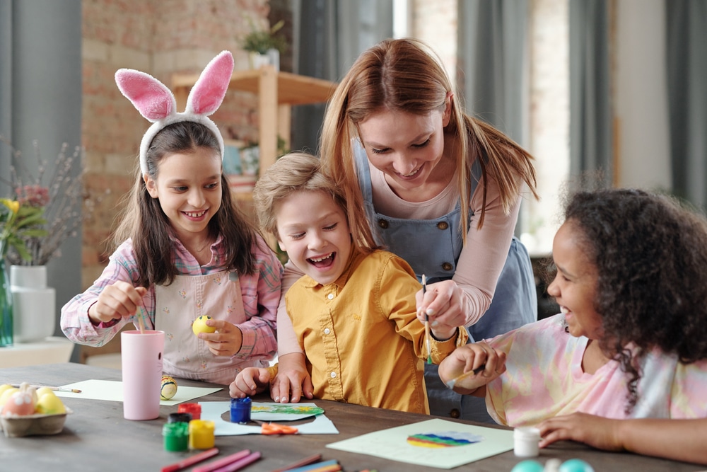 family colouring in