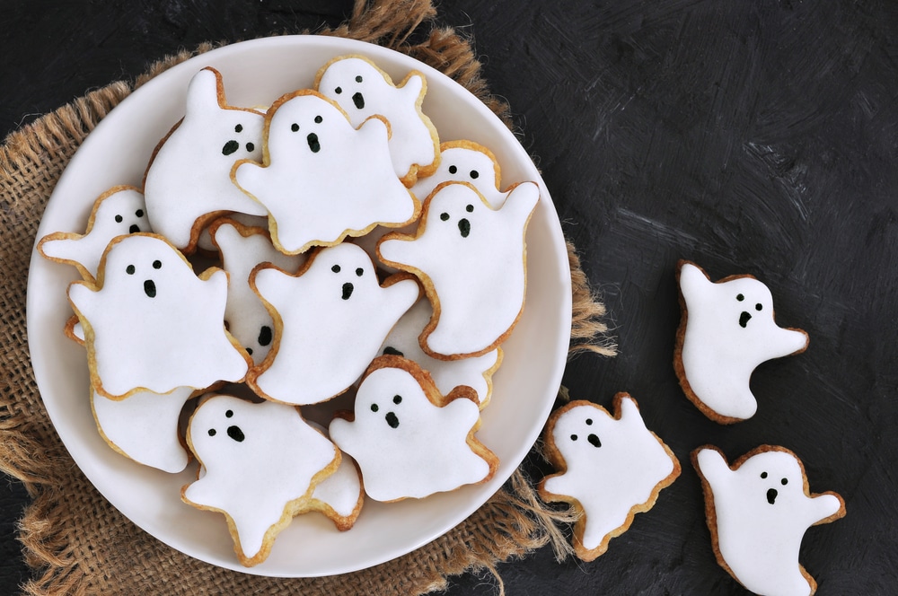 halloween ghost cookies