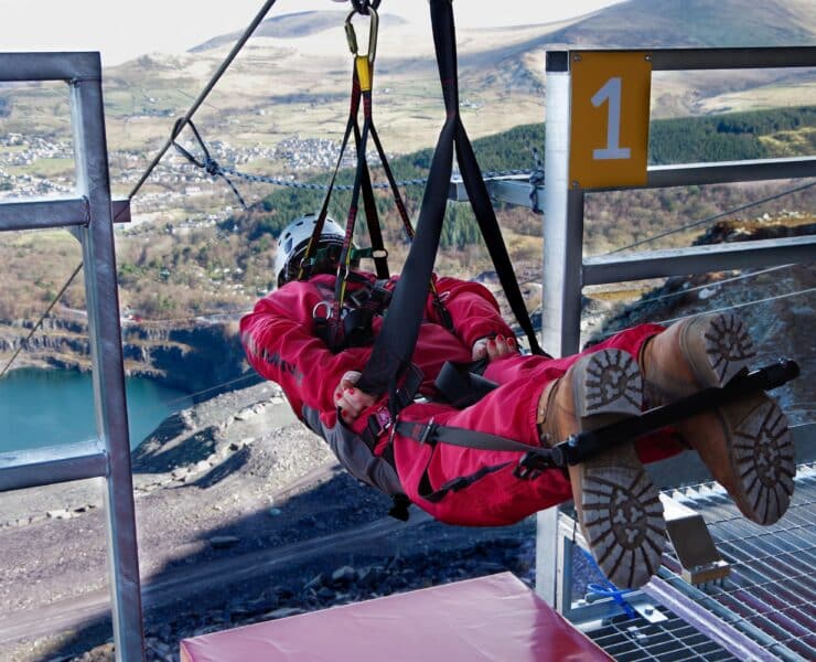 velocity 2 zip wire ride as snowdonia