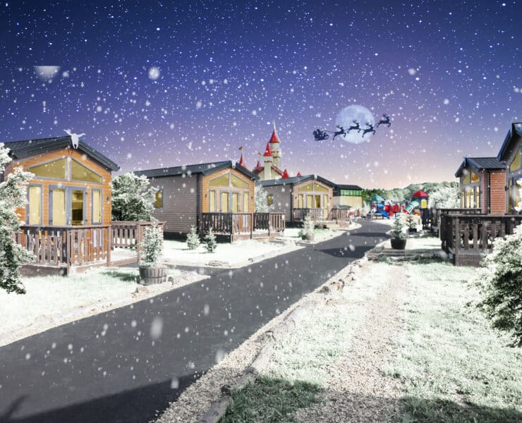 Overnight lodges at gullivers theme park