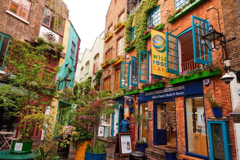 Colourful buildings in Neal's Yard