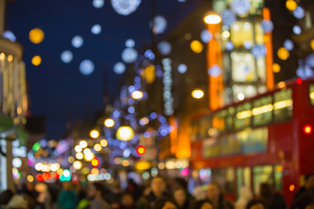 christmas decorations in london