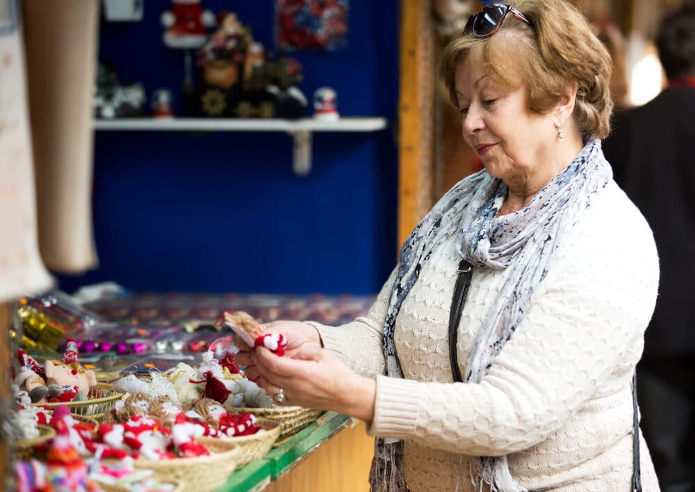 woman at craft fair