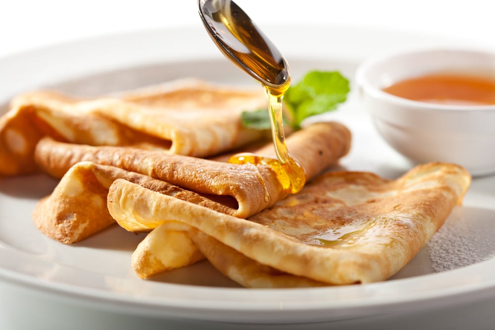 honey crepes