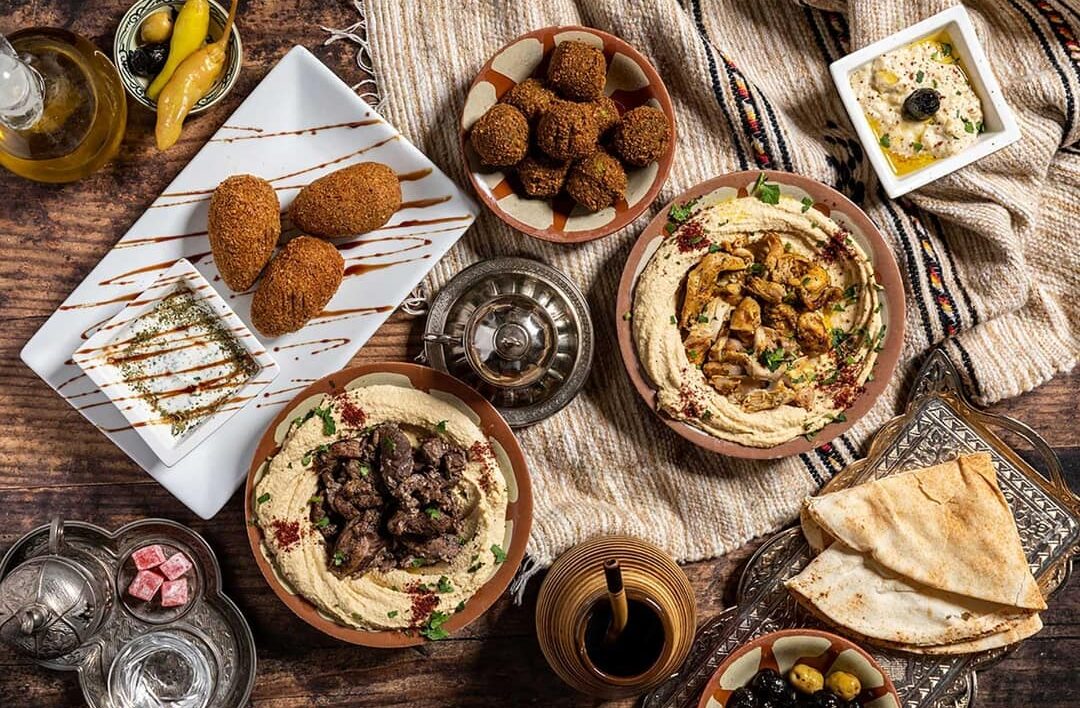middle eastern food at damascena