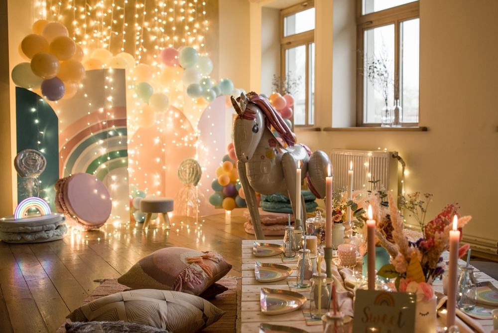 fairies and unicorn themed party