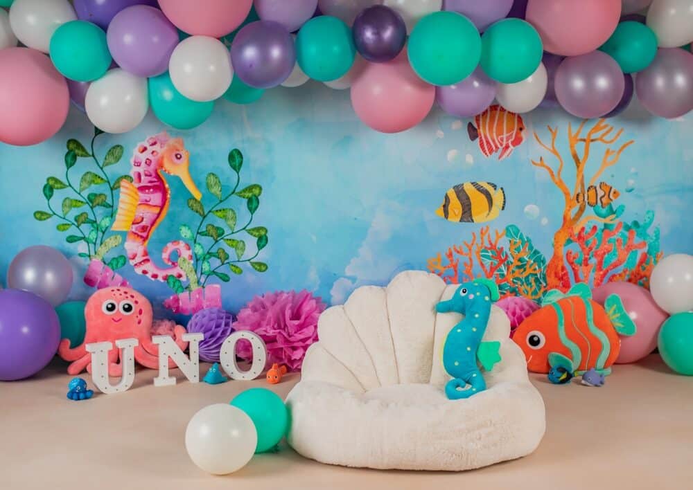 under the sea themed balloons
