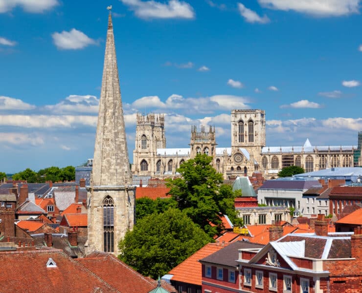 city view of yorkshire