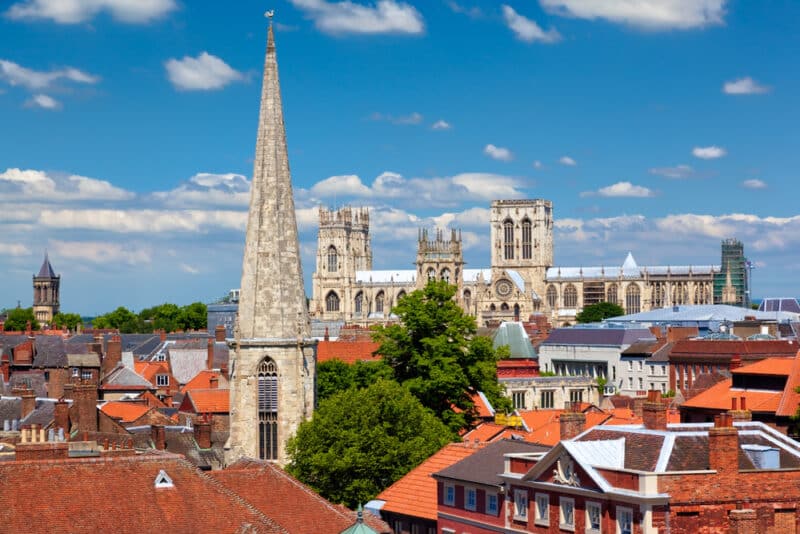 city view of yorkshire