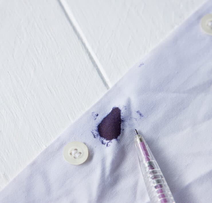 ink on shirt