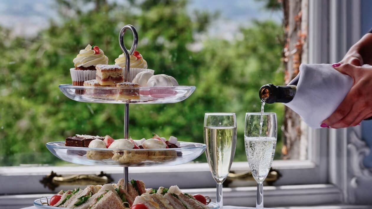 edinburgh zoo afternoon tea tray