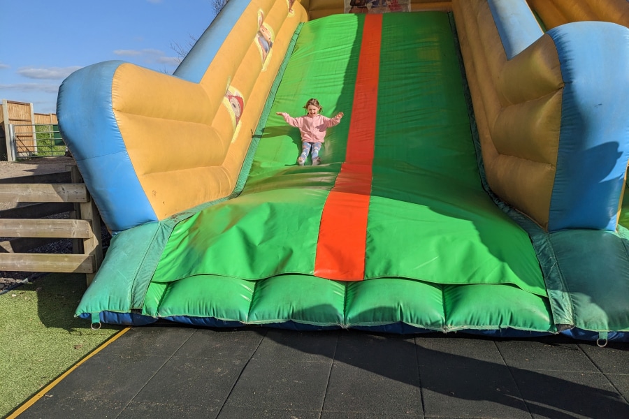 outdoor inflatable slide