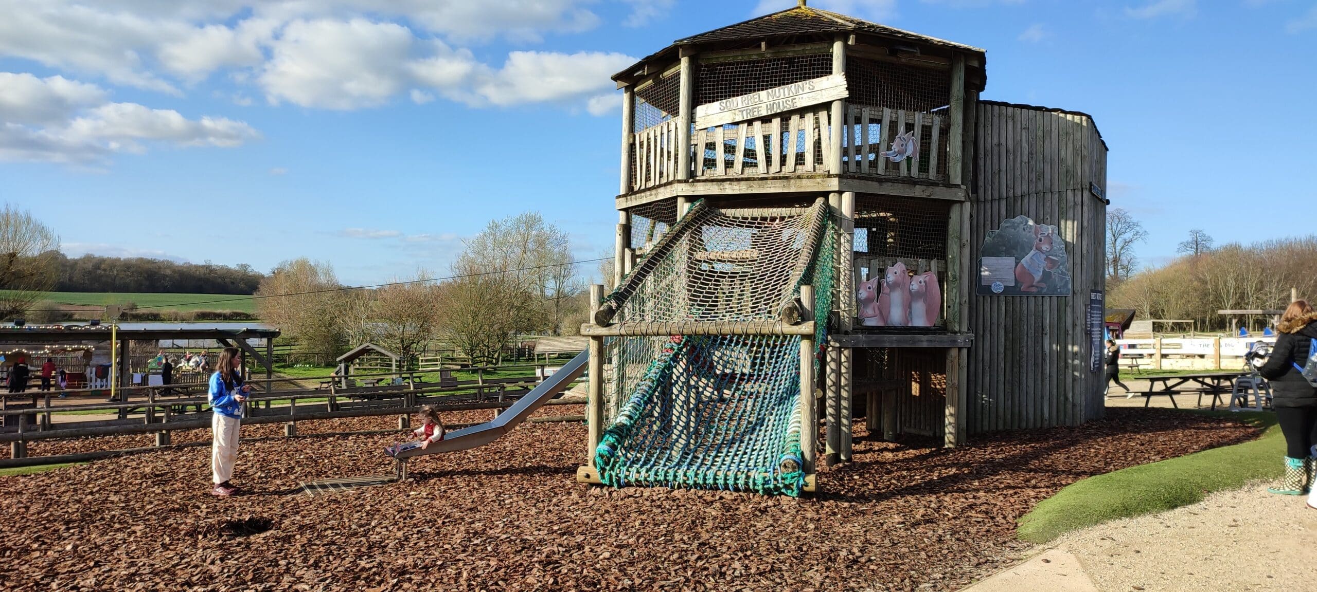 outdoor play - main play tower play tower outdoors