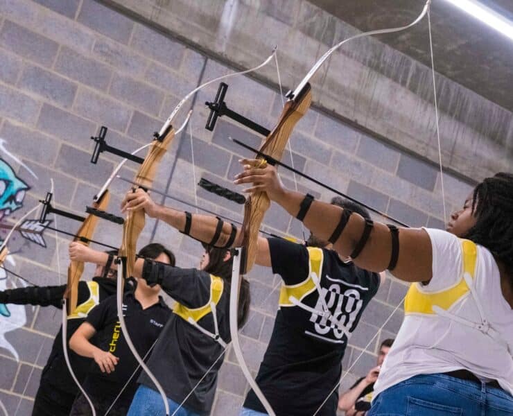 group of archers