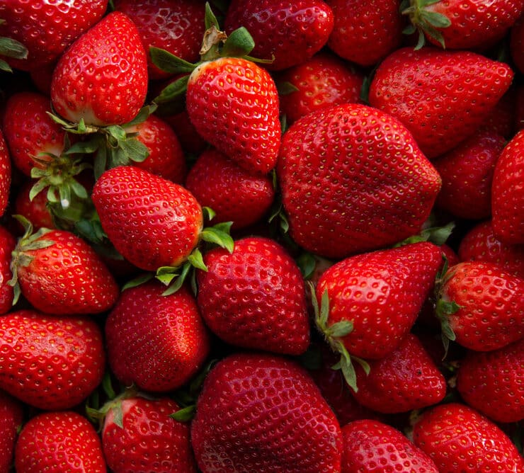 bunch of strawberries