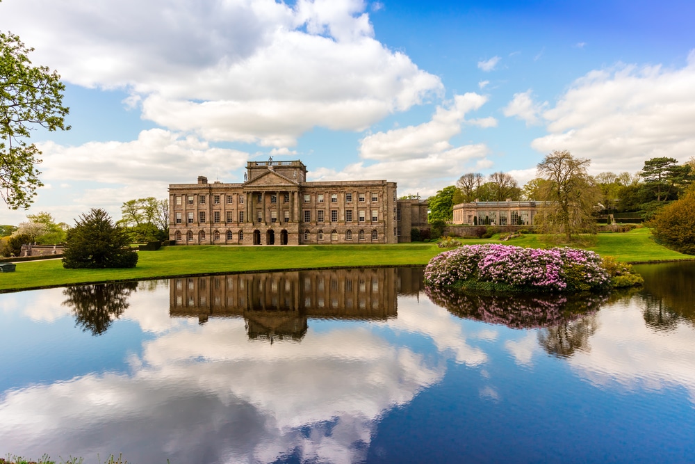 lyme park reflection in the river