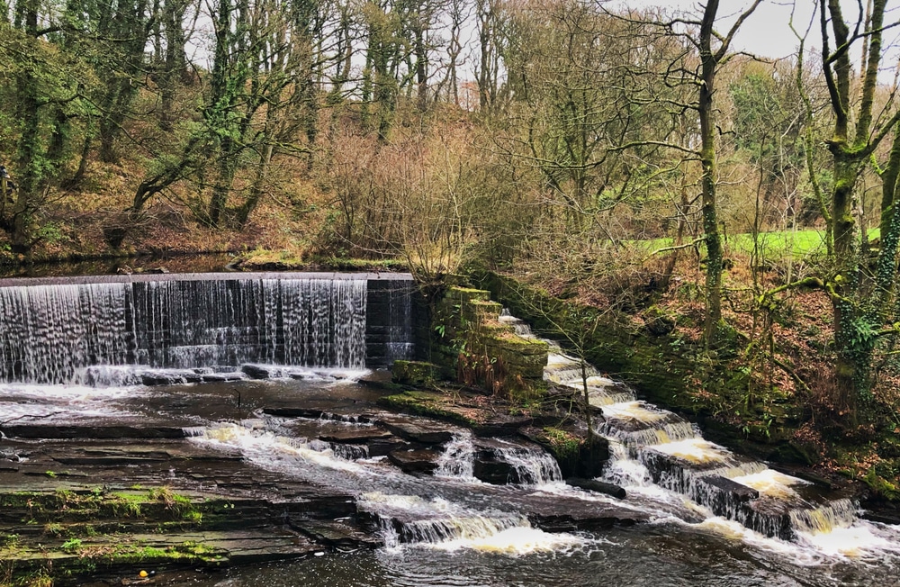 cascading waterfalls