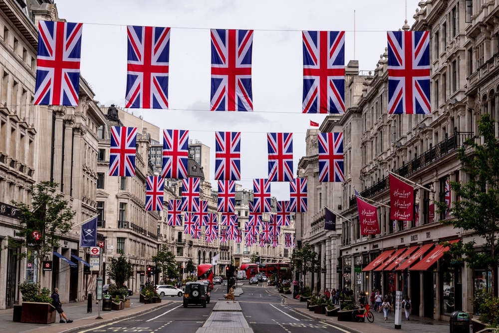 London Union Jack bunting