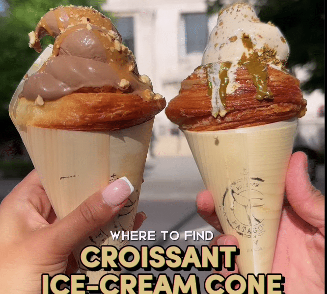 london's viral ice cream croissant