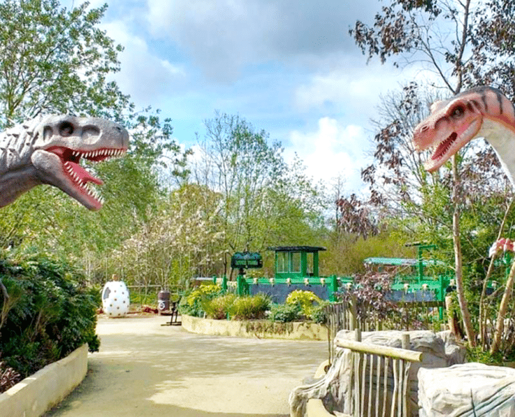 Dinosaurs at Gullivers theme park