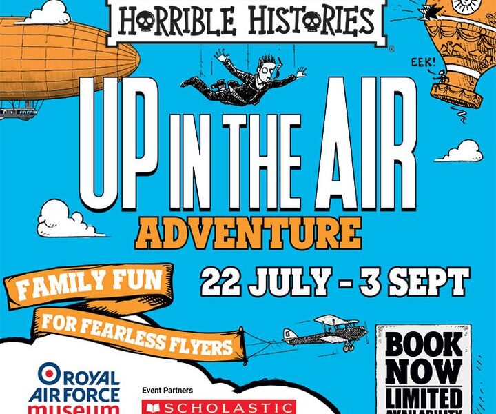 Horrible histories up in the air adventure poster