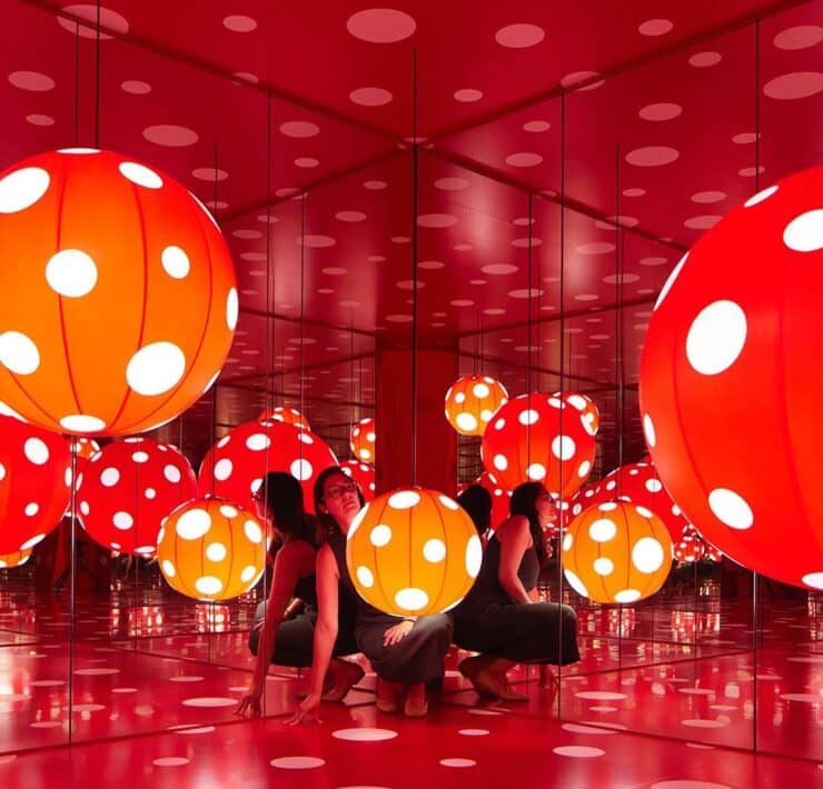 Yayoi Kusama inflatable exhibition