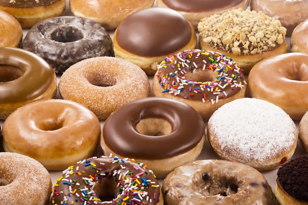 selection of doughnuts