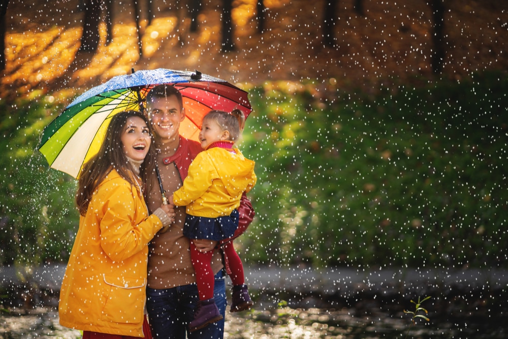 Family rainy day
