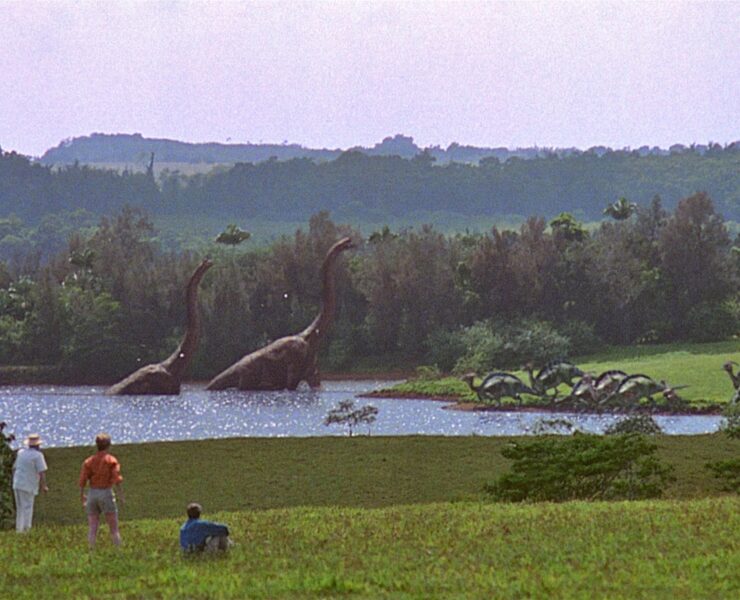 Scene from jurassic park