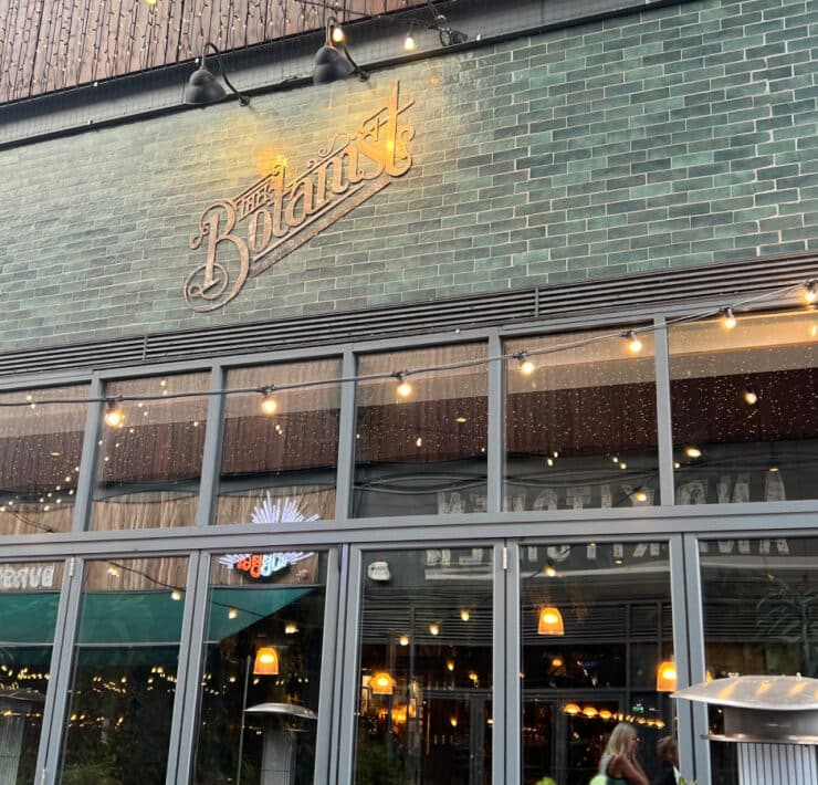 entrance of the botanist