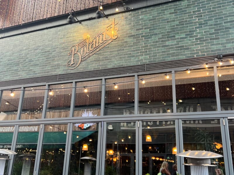 entrance of the botanist